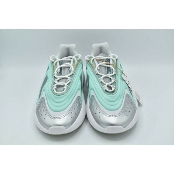 Adidas Originals Women Size 9.5 Ozelia W Hazy Green Metallic  Adidas Originals Women Size 8.5 Ozelia W Hazy Green Silver Metallic Shoes GX3669